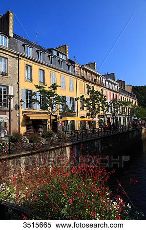 France, Brittany. Quimper. Old town. View Large Photo Image Stock Photography - France, Brittany. Quimper. Old town.. Fotosearch