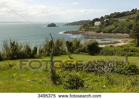 France, Brittany, View of Pink Granit Coast View Large Photo Image Stock Photography - France, Brittany, View of Pink Granit Coast. Fotosearch
