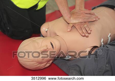 France, cardiac massage exercise View Large Photo Image Stock Photograph - France, cardiac massage exercise. Fotosearch
