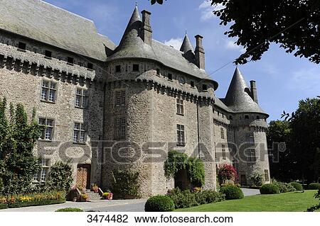 France, Center of France, Arnac-Pompadour, The Pompadour castle View Large Photo Image Stock Image - France, Center of France, Arnac-Pompadour, The Pompadour castle. Fotosearch