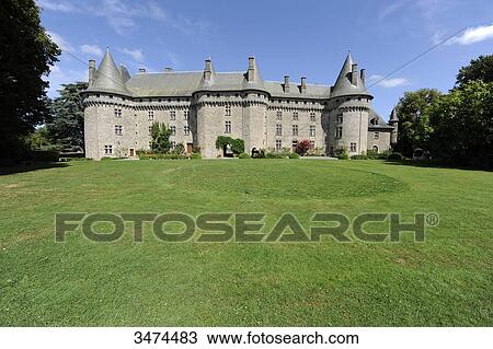 France, Center of France, Arnac-Pompadour, The Pompadour castle View Large Photo Image Stock Image - France, Center of France, Arnac-Pompadour, The Pompadour castle. Fotosearch