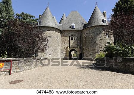 France, Center of France, Arnac-Pompadour, The Pompadour castle View Large Photo Image Stock Photo - France, Center of France, Arnac-Pompadour, The Pompadour castle. Fotosearch