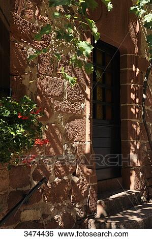 France, Center of France, Collonge-La-Rouge, typical architecture of the village, door View Large Photo Image Stock Photograph - France, Center of France, Collonge-La-Rouge, typical architecture of the village, door. Fotosearch