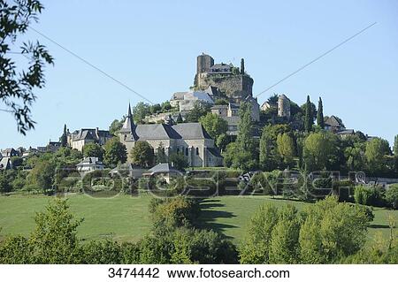 France, Center of France, Turenne, general view of the village of Turenne with the remnants of the castle and the tower of Treasury. The castle has been dismantled by order of King Louis XV View Large Photo Image Stock Image - France, Center of France, Turenne, general view of the village of Turenne with the remnants of the castle and the tower of Treasury. The castle has been dismantled by order of King Louis XV. Fotosearch
