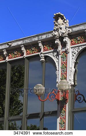 Stock Image - France, central Southern France, Narbonne. Canal de la Robine. Fotosearch