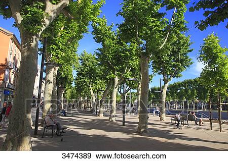 Stock Photo - France, central Southern France, Narbonne.. Fotosearch