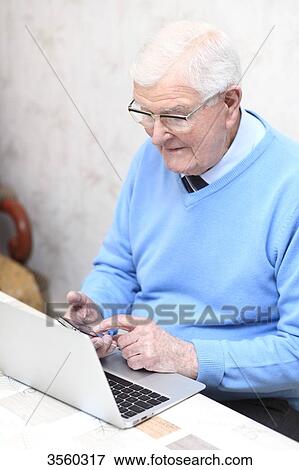 France, elderly and new technologies View Large Photo Image Stock Photo - France, elderly and new technologies. Fotosearch