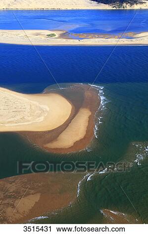 France, Gironde. Aerial view of the Dune of Pilat and Banc d'Arguin. View Large Photo Image Stock Image - France, Gironde. Aerial view of the Dune of Pilat and Banc d'Arguin.. Fotosearch