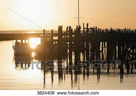 France, Les Moutiers-en-Retz, harbor of Collet at sunset. View Large Photo Image Stock Photo - France, Les Moutiers-en-Retz, harbor of Collet at sunset.. Fotosearch