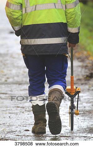 France, man at work. View Large Photo Image Stock Photo - France, man at work.. Fotosearch