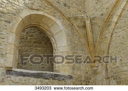 France, medieval stone wall with a window and a start of a vault in the city of Saint-Hermine View Large Photo Image Stock Image - France, medieval stone wall with a window and a start of a vault in the city of Saint-Hermine. Fotosearch