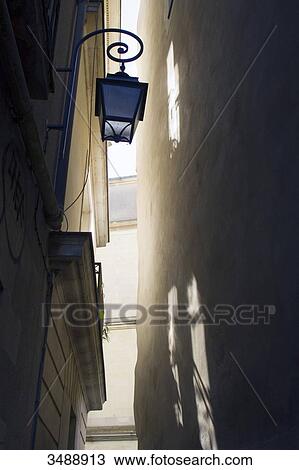 France, Nantes, district of Bouffay, Rue Lambert, lantern. View Large Photo Image Stock Image - France, Nantes, district of Bouffay, Rue Lambert, lantern.. Fotosearch