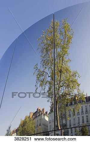 France, Nantes, Esplanade Chateau-Mercoeur, mirror on the Feydball. View Large Photo Image Stock Image - France, Nantes, Esplanade Chateau-Mercoeur, mirror on the Feydball.. Fotosearch