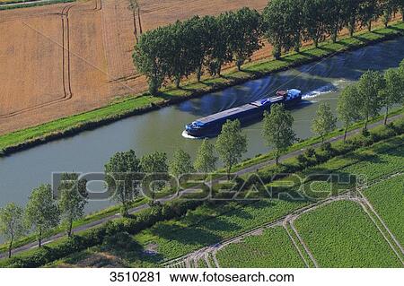 France, Nord-Pas de Calais. Canal de la Colme View Large Photo Image Stock Image - France, Nord-Pas de Calais. Canal de la Colme. Fotosearch