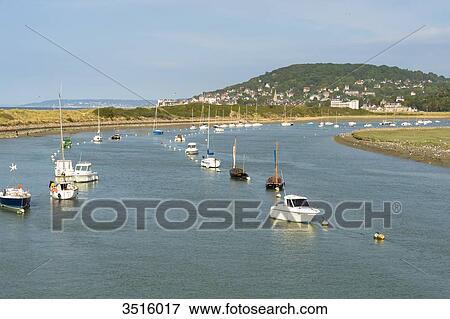 France, Normandy, Boats in the Dives river mouth View Large Photo Image Stock Photo - France, Normandy, Boats in the Dives river mouth. Fotosearch