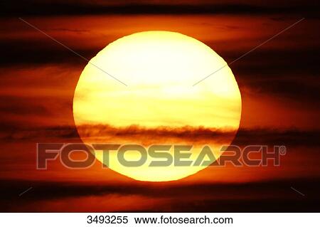 France, Normandy. Closeup of the sun shortly before sunset. View Large Photo Image Stock Photography - France, Normandy. Closeup of the sun shortly before sunset.. Fotosearch