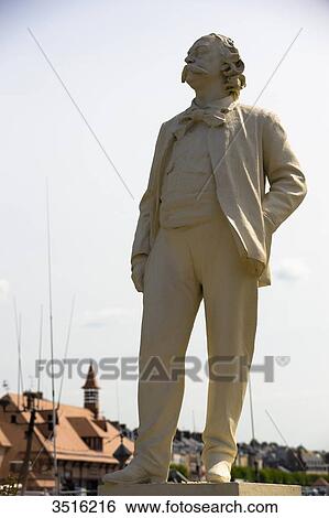 France, Normandy, Gustave Flaubert statue in Trouville sur mer View Large Photo Image Stock Photograph - France, Normandy, Gustave Flaubert statue in Trouville sur mer. Fotosearch