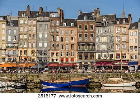 France, Normandy, Honfleur View Large Photo Image Stock Photo - France, Normandy, Honfleur. Fotosearch