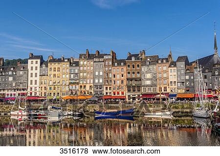 France, Normandy, Honfleur View Large Photo Image Stock Photo - France, Normandy, Honfleur. Fotosearch
