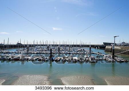 France, Normandy, Le Havre, harbour View Large Photo Image Stock Photograph - France, Normandy, Le Havre, harbour. Fotosearch