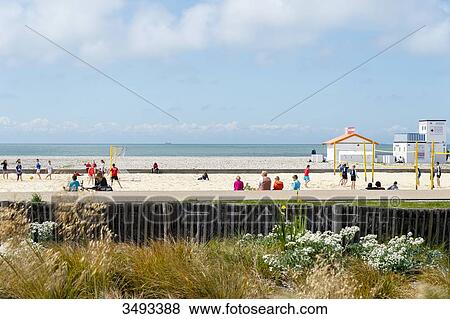France, Normandy, Le Havre. The beach. View Large Photo Image Stock Photo - France, Normandy, Le Havre. The beach.. Fotosearch