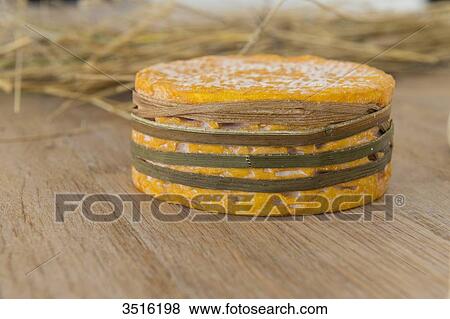 France, Normandy, Livarot cheese from Normandy View Large Photo Image Stock Photo - France, Normandy, Livarot cheese from Normandy. Fotosearch