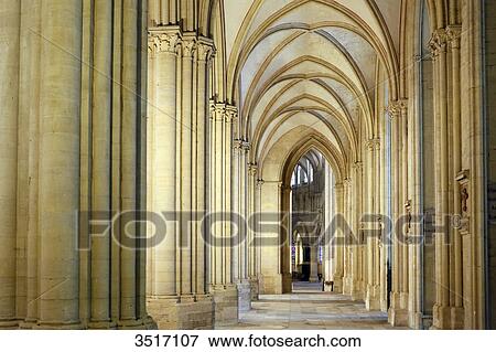 France, Normandy. Manche. Coutances. Deserted cathedral of Coutances. View Large Photo Image Stock Photo - France, Normandy. Manche. Coutances. Deserted cathedral of Coutances.. Fotosearch