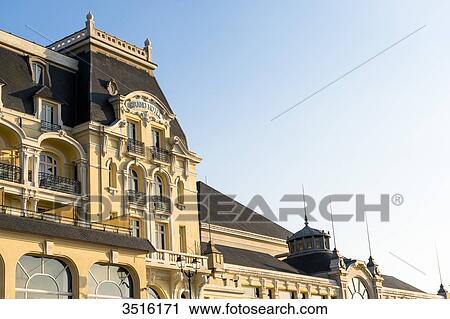 France, Normandy, The Grand Hotel of Cabourg built in 1900 View Large Photo Image Stock Image - France, Normandy, The Grand Hotel of Cabourg built in 1900. Fotosearch