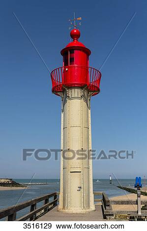France, Normandy, the lighthouse from Trouville on a beautiful summer day View Large Photo Image Stock Photo - France, Normandy, the lighthouse from Trouville on a beautiful summer day. Fotosearch