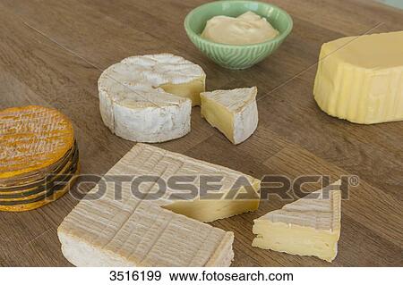 France, Normandy, typical milk products from Normandy View Large Photo Image Stock Photo - France, Normandy, typical milk products from Normandy. Fotosearch