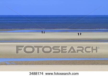 Picture - France, North Coast. Cucq. Stella-Plage.. Fotosearch