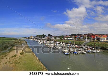 Stock Image - France, North Coast. Etaples sur Mer. Fotosearch