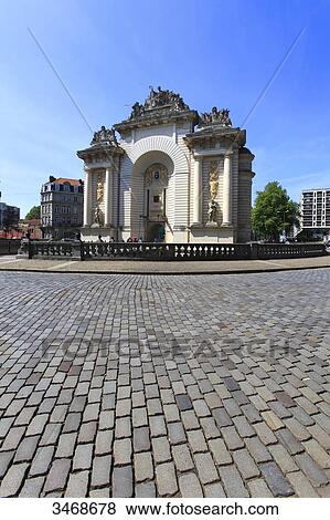 France, North-Eastern France, Lille, triumphal arch View Large Photo Image Stock Photo - France, North-Eastern France, Lille, triumphal arch. Fotosearch