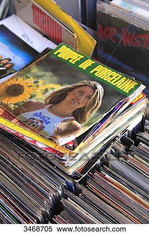 France, North-Eastern France, Lille, vinyl records on a flea market View Large Photo Image Stock Photography - France, North-Eastern France, Lille, vinyl records on a flea market. Fotosearch