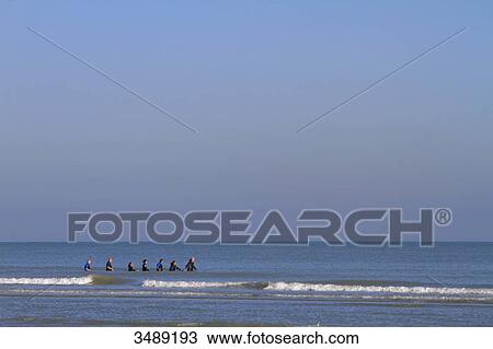 Stock Image - France, Northern France, Gravelines. Boat. Fotosearch