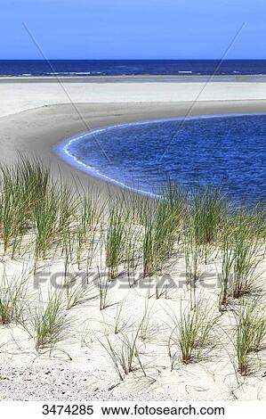 Stock Photography - France, Northern France, Le Touquet. The beach.. Fotosearch