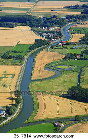 France, Northern France, Pas de Calais, near Saint-Folquin. Aa canal. View Large Photo Image Picture - France, Northern France, Pas de Calais, near Saint-Folquin. Aa canal.. Fotosearch
