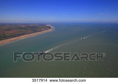 France, Northern France, Pas de Calais. Three ferries in the channel connecting Calais to Dover. View Large Photo Image Picture - France, Northern France, Pas de Calais. Three ferries in the channel connecting Calais to Dover.. Fotosearch