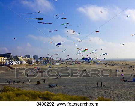 France, Northern France, Pas-de-Calais, Berck sur mer, kite festival View Large Photo Image Stock Image - France, Northern France, Pas-de-Calais, Berck sur mer, kite festival. Fotosearch