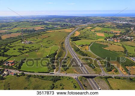 France, Northern France, Pas de Calais. Boulogne sur Mer. Highway 16 and Echinghen viaduct. View Large Photo Image Stock Image - France, Northern France, Pas de Calais. Boulogne sur Mer. Highway 16 and Echinghen viaduct.. Fotosearch