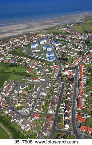 France, Northern France, Pas de Calais. Equihen Plage View Large Photo Image Stock Photo - France, Northern France, Pas de Calais. Equihen Plage. Fotosearch