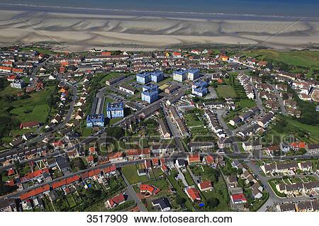 France, Northern France, Pas de Calais. Equihen Plage View Large Photo Image Stock Photo - France, Northern France, Pas de Calais. Equihen Plage. Fotosearch
