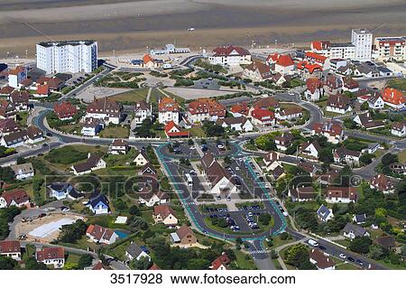 France, Northern France, Pas de Calais, Cote d'Opale. Hardelot. Villas on Place Cordonnier. Saint Augustin de Cantorbery church. View Large Photo Image Stock Photo - France, Northern France, Pas de Calais, Cote d'Opale. Hardelot. Villas on Place Cordonnier. Saint Augustin de Cantorbery church.. Fotosearch