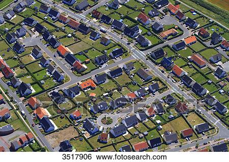 France, Northern France, Pas de Calais. Housing estate. View Large Photo Image Stock Photograph - France, Northern France, Pas de Calais. Housing estate.. Fotosearch