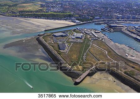 Stock Photography - France, Northern France, Pas de Calais. Boulogne sur Mer. Harbour, Ex Comilog. Fotosearch