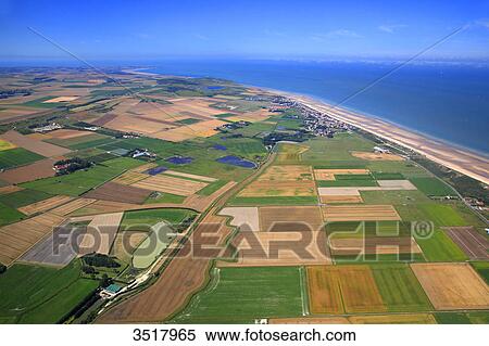 Stock Photography - France, Northern France, Pas de Calais. Sangatte. Wissant Bay in the background, Blanc-Nez and Gris-Nez capes. Fotosearch