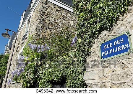 France. Paris 13th district. Rue des Peupliers View Large Photo Image Stock Image - France. Paris 13th district. Rue des Peupliers. Fotosearch