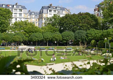 France, Paris, 15th arrondissement, Saint Lambert public garden View Large Photo Image Picture - France, Paris, 15th arrondissement, Saint Lambert public garden. Fotosearch