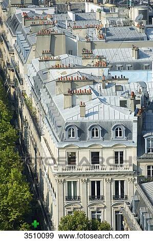 Stock Photo - France. Paris 16th district. Place de l'Etoile. Building Lauriston street. Fotosearch