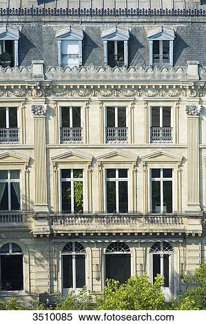 Stock Photography - France. Paris 16th district. Place de l'Etoile. Building between rue Lauriston and avenue Foch. Fotosearch